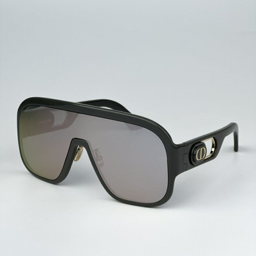 NEW Dior DIORBOBBYSPORT M1U 45A7 Grey Silver Mirror Unisex Mask Sunglasses - Picture 7 of 12
